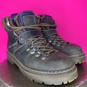 Vintage Candie's Leather Lug Sole Hiking Boot US 7.5